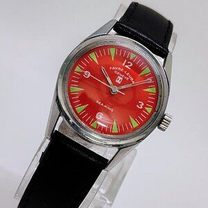 Rare Vintage Favre-Leuba Geneve Sea-King 17-Jewel Swiss Boy Size 30mm Wristwatch